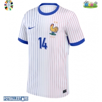 Frankrike Adrien Rabiot #14 Bortedrakt EM 2024 Kortermet